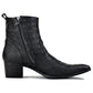 Black OSSTONE Dress Boots Chelsea Crocodile Prints Boots 