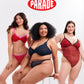 Parade Mesh Underwire Bra and Cheeky Set, Sizes XS to 3XL 