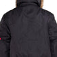 Mens Black Coat Luciano Natazzi Thermal Padded Hooded 