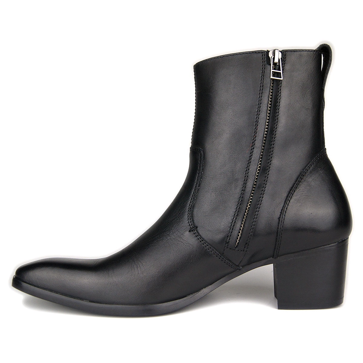 OSSTONE Dress Boots Chelsea Designer Boots Black 