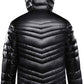 Iceglad Men's Packable Insulated Warm Hooded Puffer Long Sleeve Down Jacket Winter Coat, Black-l 