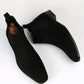 Men Minimalist Slip On Chelsea Boots - Faux Suede Boots 