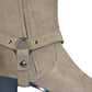 OSSTONE Dress Boots Chelsea Designer Boots -Suede Beige 