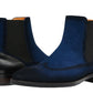 Santimon Men Classic Leather Chelsea Boots 