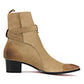 Suede Beige OSSTONE Dress Boots Chelsea Designer Boots for Men 