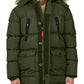 Mens Heavyweight Hooded Long Classic Parka Jacket Coat 