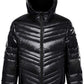 Iceglad Men's Packable Insulated Warm Hooded Puffer Long Sleeve Down Jacket Winter Coat, Black-l 