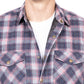 Visive Men's Sherpa-Lined Flannel Jacket - Button-Up Jacket 