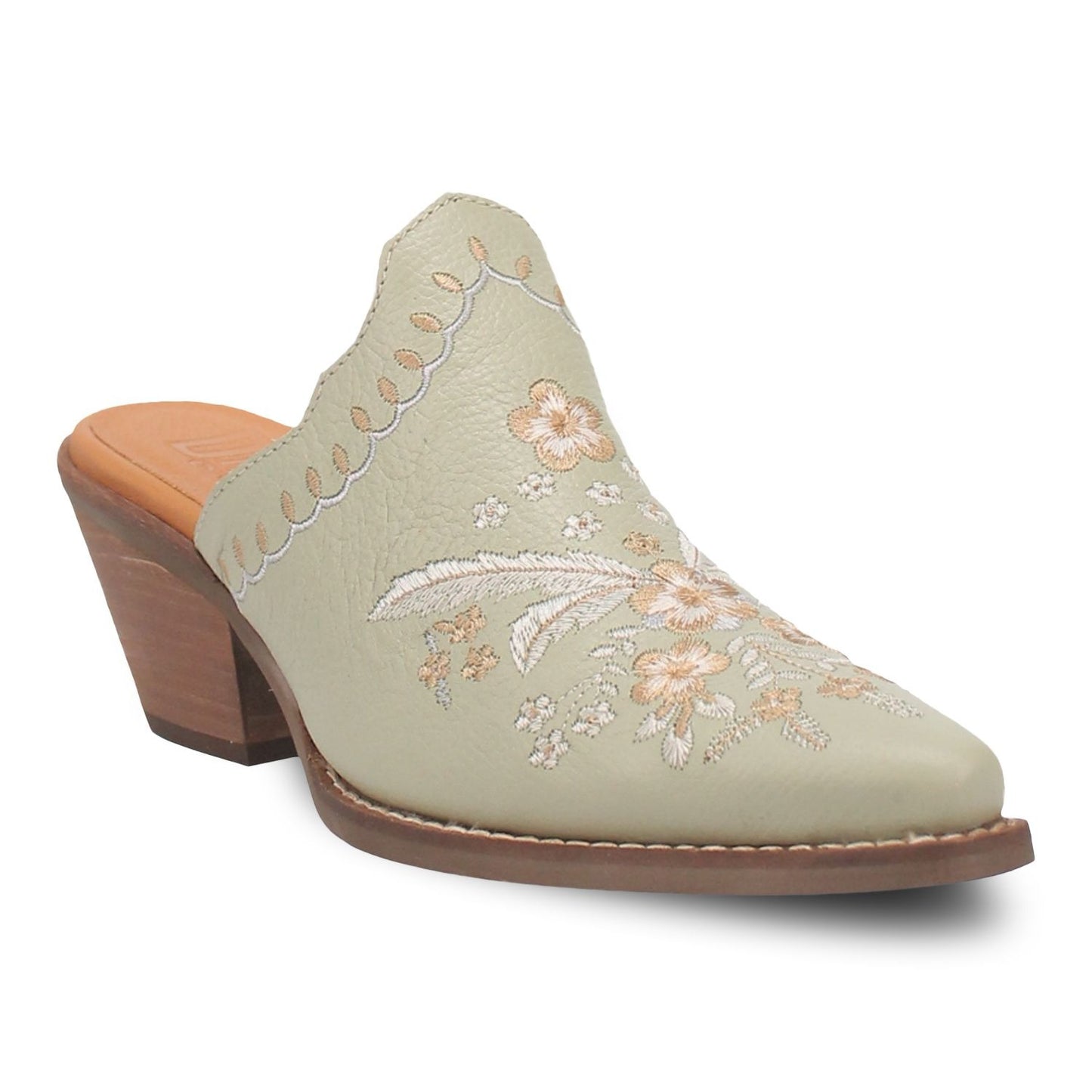 Dingo Wildflower  Leather Mules Boots 