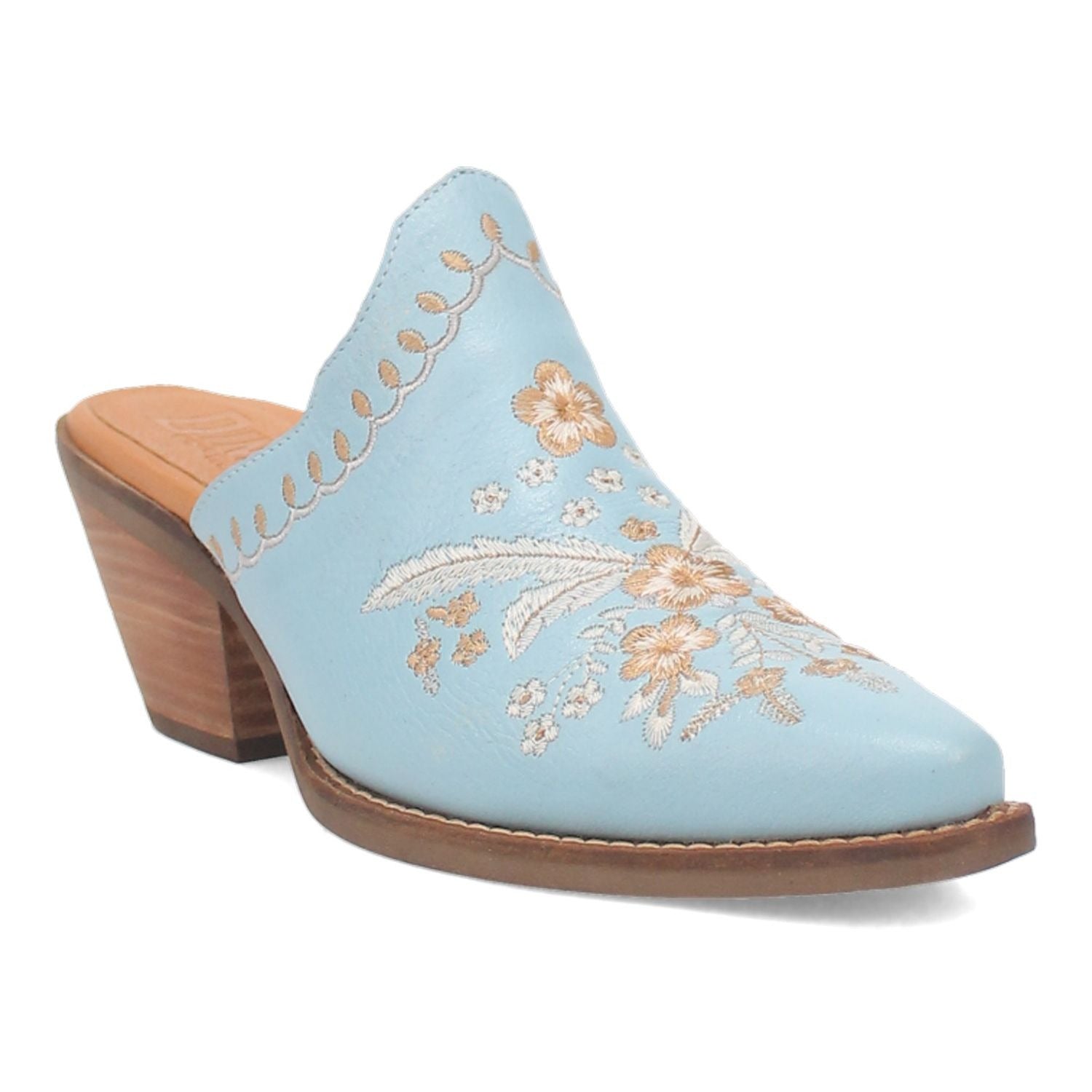 Dingo Wildflower  Leather Mules Boots 