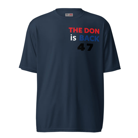 The Don Is Back Unisex performance crew neck t-shirt 