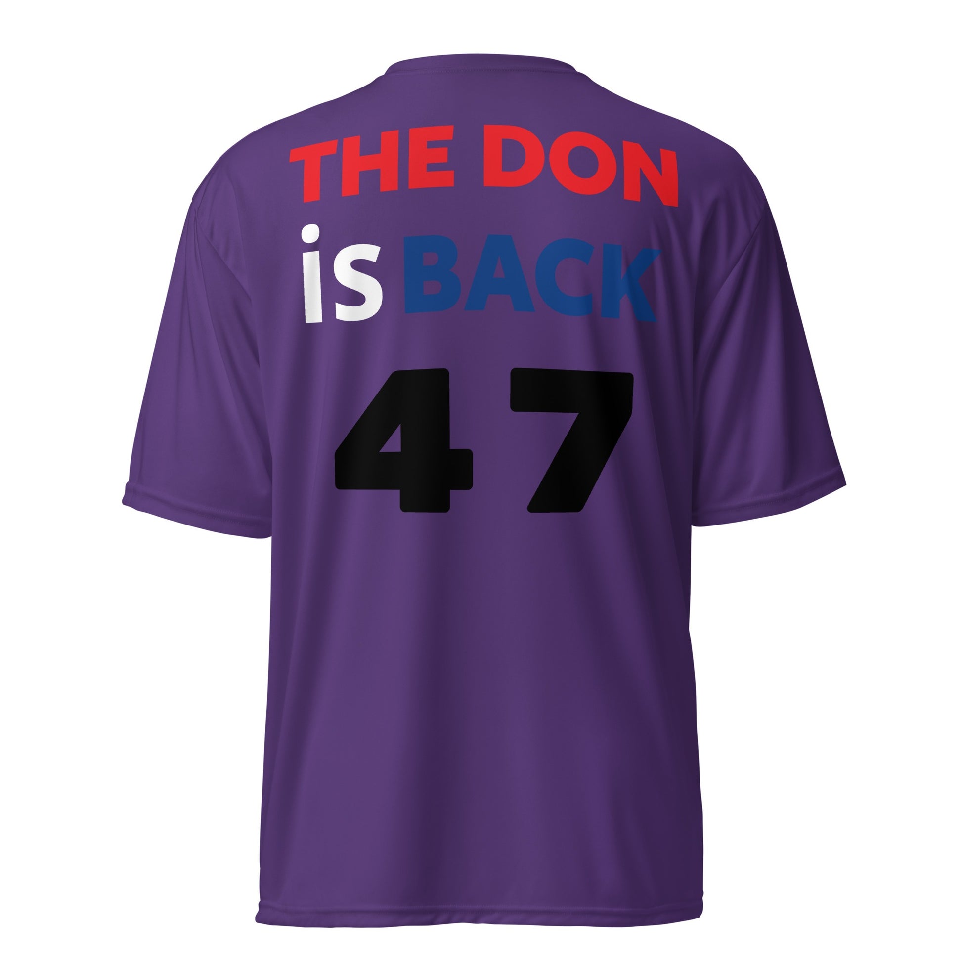 The Don Is Back Unisex performance crew neck t-shirt 