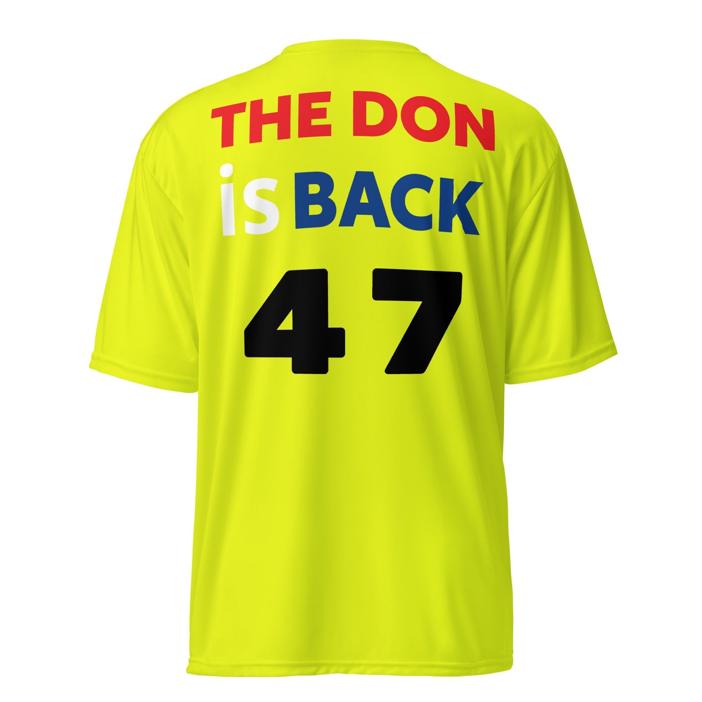 The Don Is Back Unisex performance crew neck t-shirt 